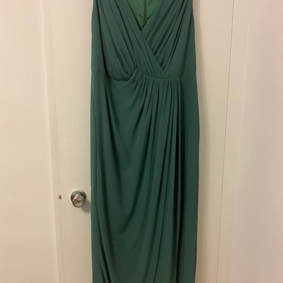 Brand new long Hampton green dress by Dessy Group - Picture 3 of 6
